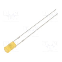 10 pcs : OSO5PA3HE4B-12V - LED, 3mm, orange, 330mcd, 140°, Front: flat, 12V, No.of term: 2, 225mW