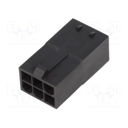 10 pcs : 1727621006 - Connector: wire-wire, Mini-Fit Sigma, plug, male, PIN: 6, 4.2mm