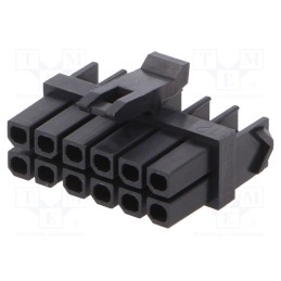 10 pcs : 1729521201 - Plug, wire-board, female, Micro-Fit TPA, 3mm, PIN: 12, w/o contacts