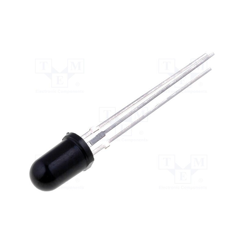 10 pcs : BPV11F - Phototransistor, 5mm, λp max: 950nm, 70V, 30°