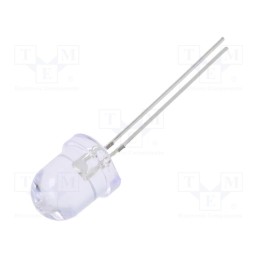 10 pcs : OSY5PA8131A-1MA - LED, 8mm, yellow, 1120÷1560mcd, 30°, Front: convex, 1.8÷2.2V, 66mW