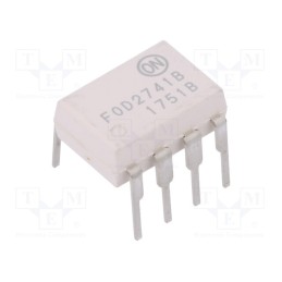 10 pcs : FOD2741B - Optocoupler, THT, Ch: 1, OUT: transistor, Uinsul: 5kV, Uce: 70V, DIP8