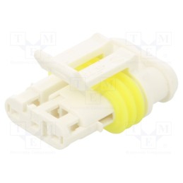 10 pcs : 1745083-1 - 3 POS. PLUG ASSY AMP SUPERSEAL 1.5 SRS