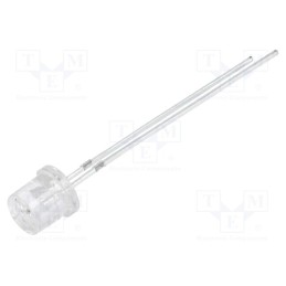 10 pcs : OS5OPM57E1A - LED, 5mm, orange, 1120÷1560mcd, 140°, Front: flat, 1.8÷2.6V