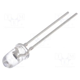 10 pcs : TEPT5600 - Phototransistor, 5mm, λp max: 570nm, 6V, 20°, Lens: transparent