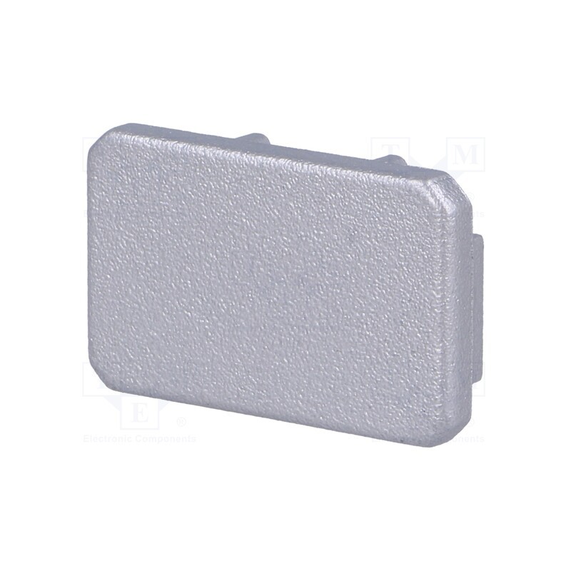 10 set : 70300040 -AS - Cap for LED profiles, silver, 2pcs, ABS, MIKRO-LINE12