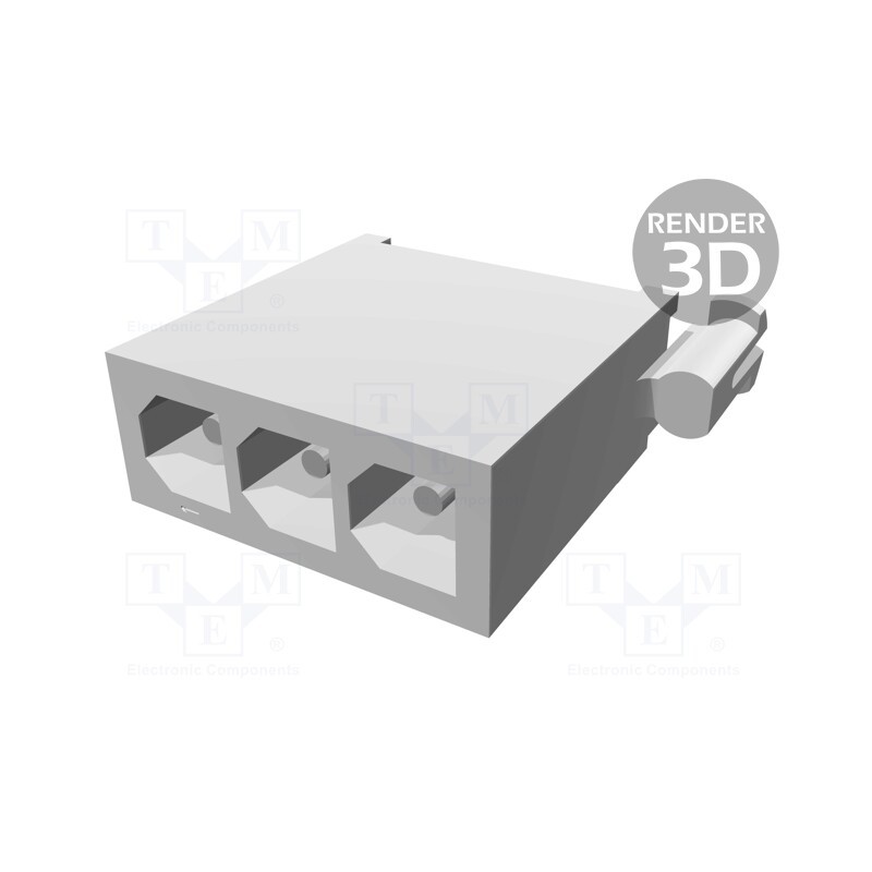 10 pcs : 1-770170-0 - Socket, wire-board, male, Mini Universal MATE-N-LOK, 4.14mm, 600V