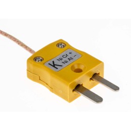 1 pcs - RS PRO Type K Thermocouple 1m Length, 1/0.3mm Diameter - +350°C
