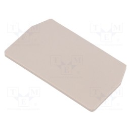 10 pcs : 1776030000 ZAP/TW ZDU1.5/2AN - End/partition plate, beige, wemid, max.125°C, UL94V-0, ZDU1.5