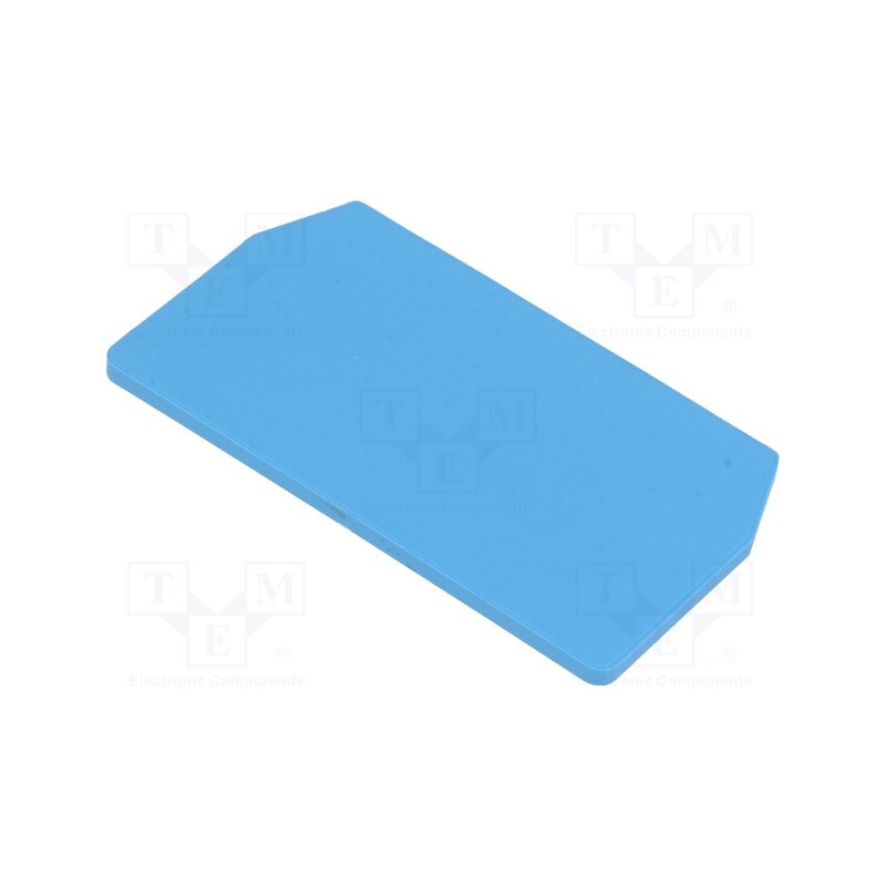 10 pcs : 1776040000 ZAP/TW ZDU1.5/2AN BL - End/partition plate, blue, wemid, max.125°C, UL94V-0, ZDU1.5