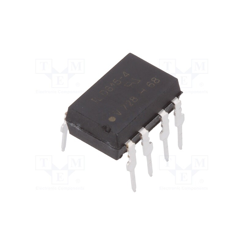 10 pcs : ILD615-4 - Optocoupler, THT, Ch: 2, OUT: transistor, Uinsul: 5.3kV, Uce: 70V