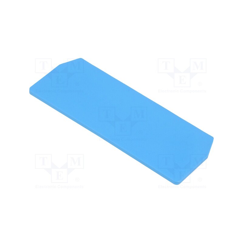 10 pcs : 1776100000 ZAP/TW ZDU1.5/4AN BL - End/partition plate, blue, wemid, max.125°C, UL94V-0, ZDU1.5/4AN