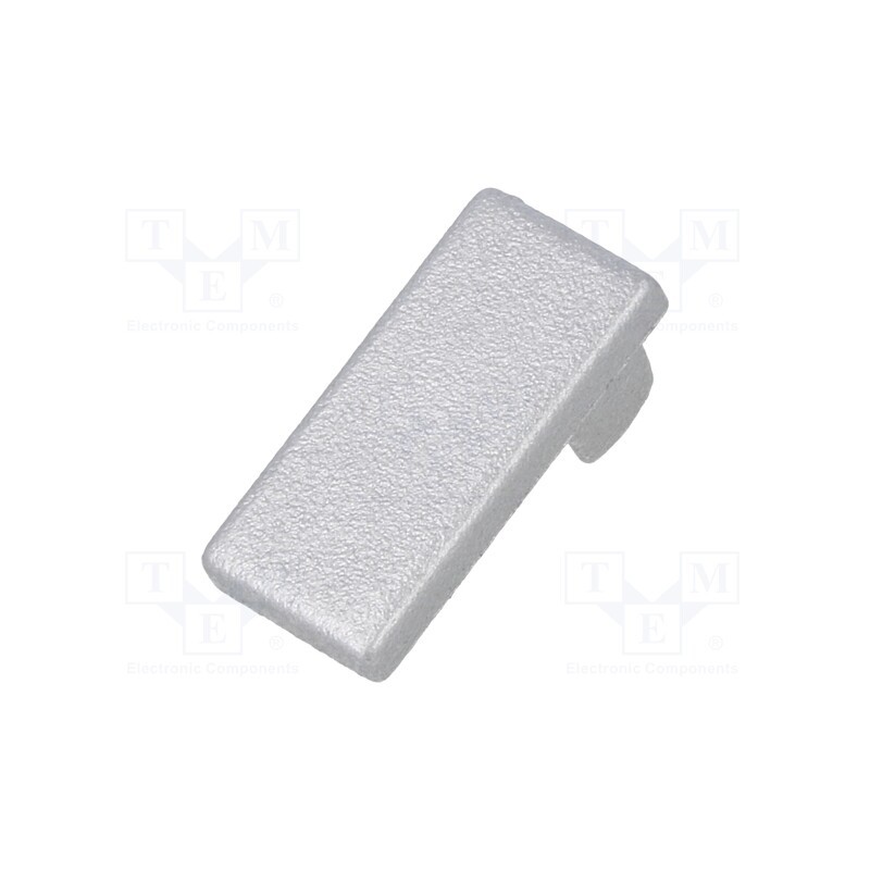 10 set : H8990040 -AS - Cap for LED profiles, silver, 2pcs, ABS, HI8