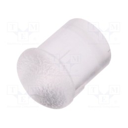 100 pcs : FIX-LEM-144 - Fiber for LED, round, Ø3.3mm, Front: convex, straight, UL94V-2