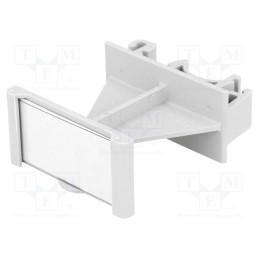 10 pcs : 17900302 - Marker, grey, Width: 20mm, Ht: 45mm, for rail connectors