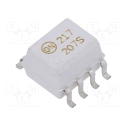 10 pcs : MOC217M - Optocoupler, SMD, Ch: 1, OUT: transistor, Uinsul: 2.5kV, Uce: 30V, SO8
