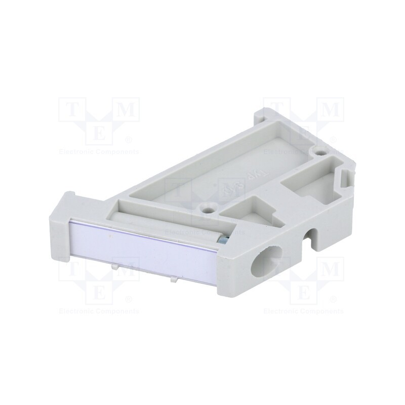 10 pcs : 17910312 - Holder, grey, Width: 6mm, Ht: 28mm, for rail connectors