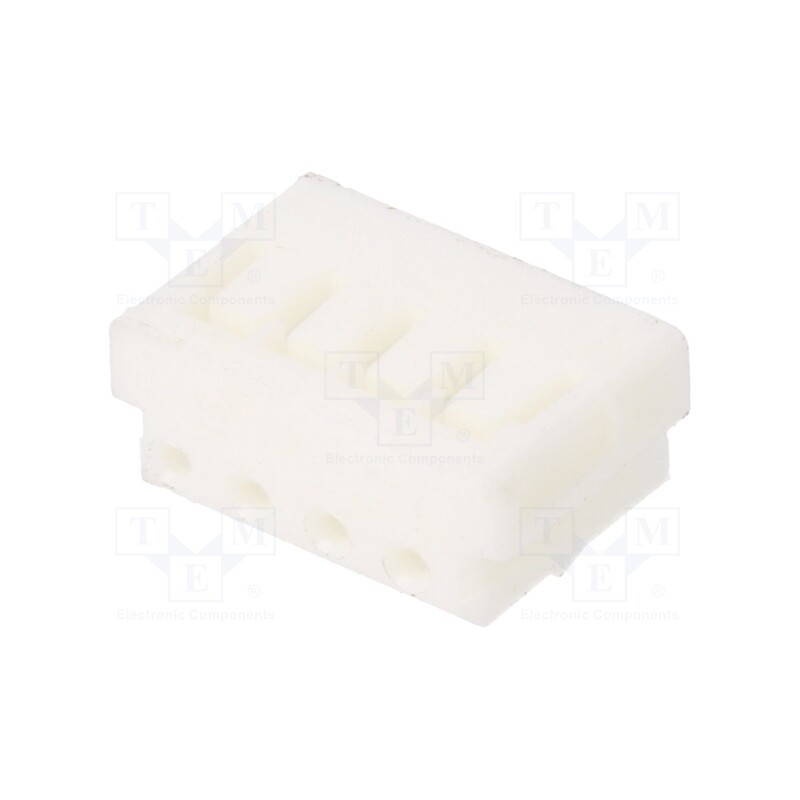 50 pcs : 179228-4 - Plug, wire-board, female, CT, 2mm, PIN: 4, w/o contacts, for cable