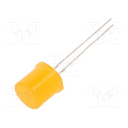 10 pcs : OSO5PAA6K4A - LED, 9.7mm, orange, 500÷750mcd, 180°, Front: flat, 1.8÷2.6V