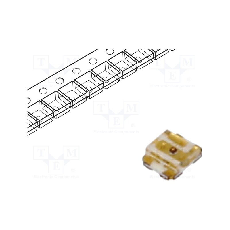 10 pcs : KPHF-1612QBDSURKZGC - LED, SMD, 1612, RGB, 50÷90mcd,70÷150mcd,70÷180mcd, 120°, 20mA