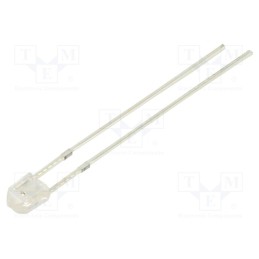 10 pcs : OSY5PA6F71B - LED, yellow, 1120÷1560mcd, 70/50°, Front: convex, 2.1÷2.6V, THT
