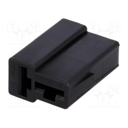 10 pcs : 180907-5 - Terminals cover, female, ways: 2, black, FASTIN-FASTON