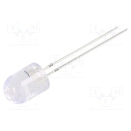 10 pcs : OSO5PA8B31B-CRLED14 - CRLED, 8mm, orange, 7000mcd, 30°, Front: convex, 20V, No.of term: 2