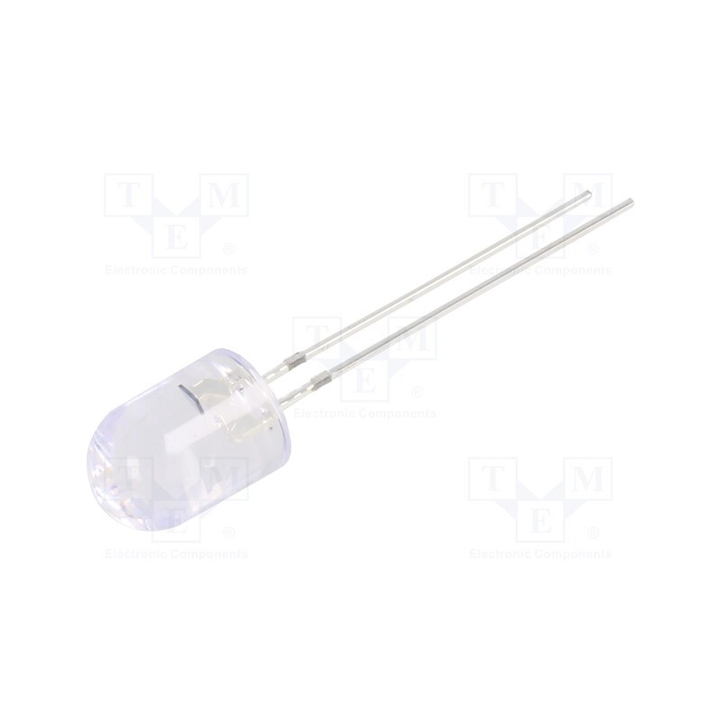 10 pcs : OSO5PA8B31B-CRLED14 - CRLED, 8mm, orange, 7000mcd, 30°, Front: convex, 20V, No.of term: 2