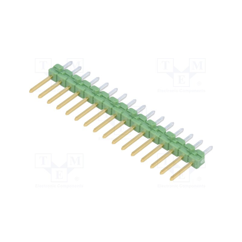 10 pcs : 1-825433-6 - Pin header, pin strips, AMPMODU MOD II, male, PIN: 16, straight