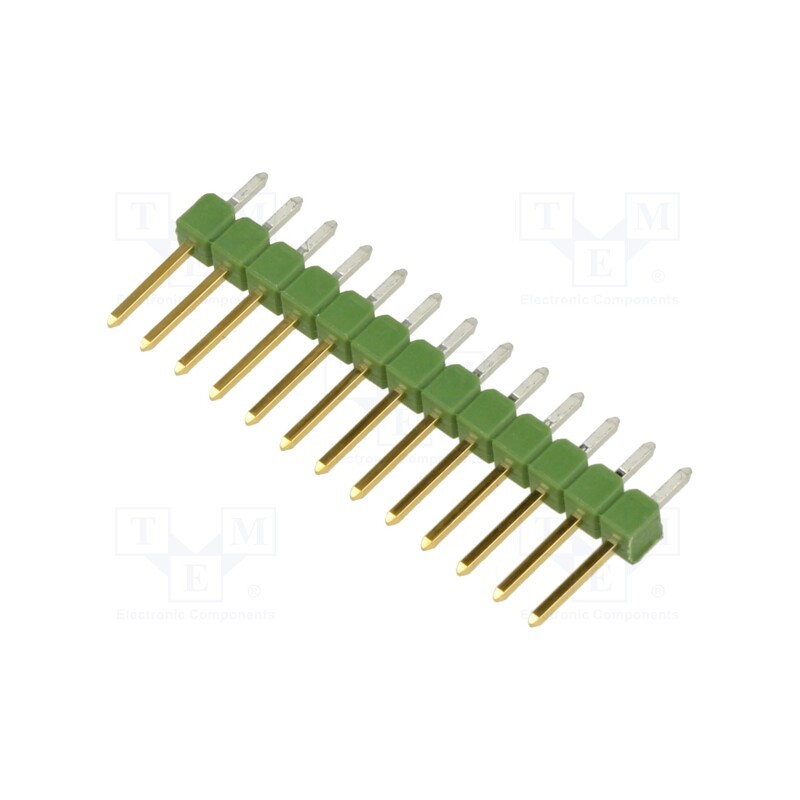 10 pcs : 1-826629-3 - Pin header, pin strips, AMPMODU MOD II, male, PIN: 13, straight