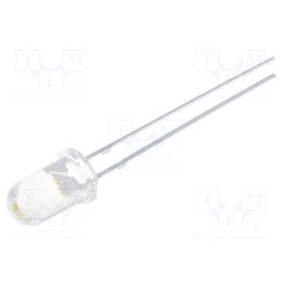 10 pcs : OSG74L5111A - LED, 5mm, green (fluorescent green), 20000÷22000mcd, 15°, 6.5÷7lm