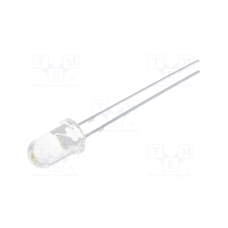 10 pcs : OSG74L5111A - LED, 5mm, green (fluorescent green), 20000÷22000mcd, 15°, 6.5÷7lm