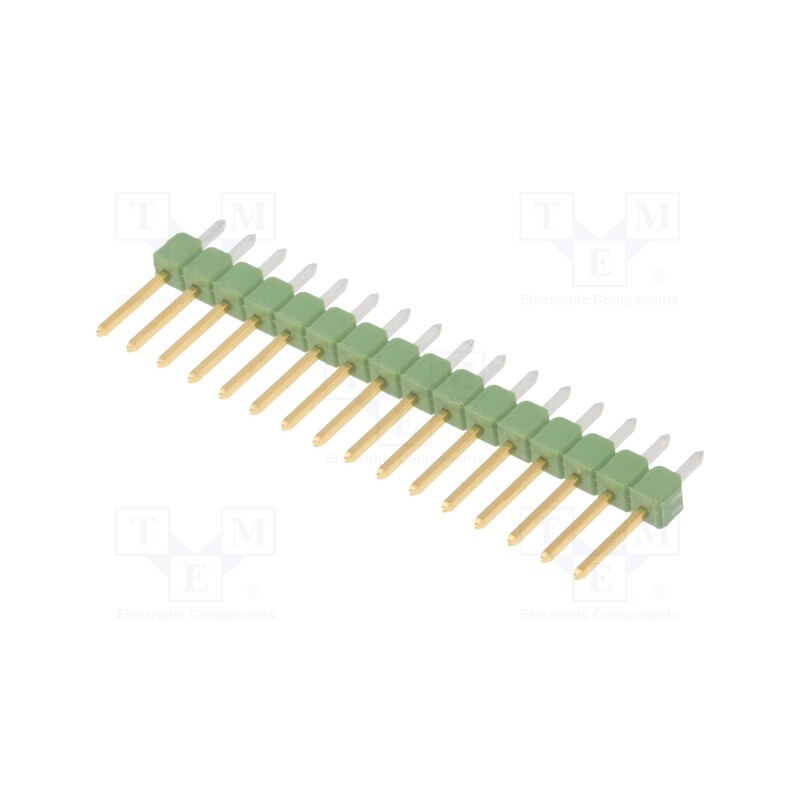 10 pcs : 1-826629-6 - Pin header, pin strips, AMPMODU MOD II, male, PIN: 16, straight
