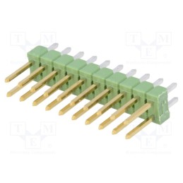 10 pcs : 1-826632-0 - Pin header, pin strips, AMPMODU MOD II, male, PIN: 20, straight