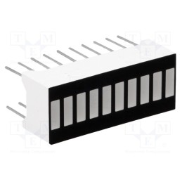 10 pcs : OSX10201-GYR1 - Display: LED, bargraph, green (5x) / yellow (3x) / red (2x)