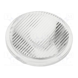 10 pcs : OS-LRI2015X45S - LED lens, round, colourless, 15/45°