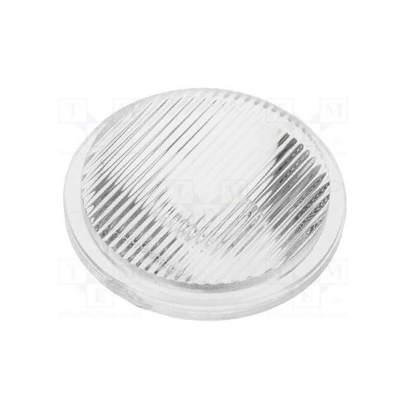 10 pcs : OS-LRI2015X45S - LED lens, round, colourless, 15/45°