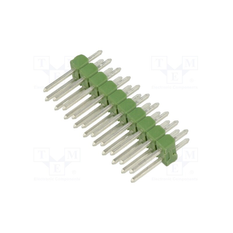 10 pcs : 1-826925-0 - Pin header, pin strips, AMPMODU MOD II, male, PIN: 20, straight