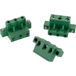 2 pcs - Wurth Elektronik 7.62mm Pitch 3 Way Vertical Pluggable Terminal Block, Plug, Cable Mount, Solder Termination