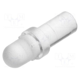 10 pcs : PLP1-250 - Fiber for LED, round, Ø3mm, Front: convex, straight