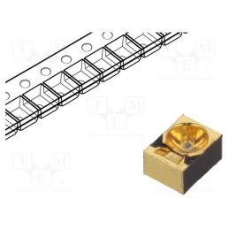 10 pcs : SFH 4650 - IR transmitter, 860nm, transparent, 900mW, 15°, SMD, 100mA