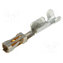 10 pcs : 1-87523-6 - Contact, female, gold-plated, 0.2÷0.6mm2, 24AWG÷20AWG, crimped