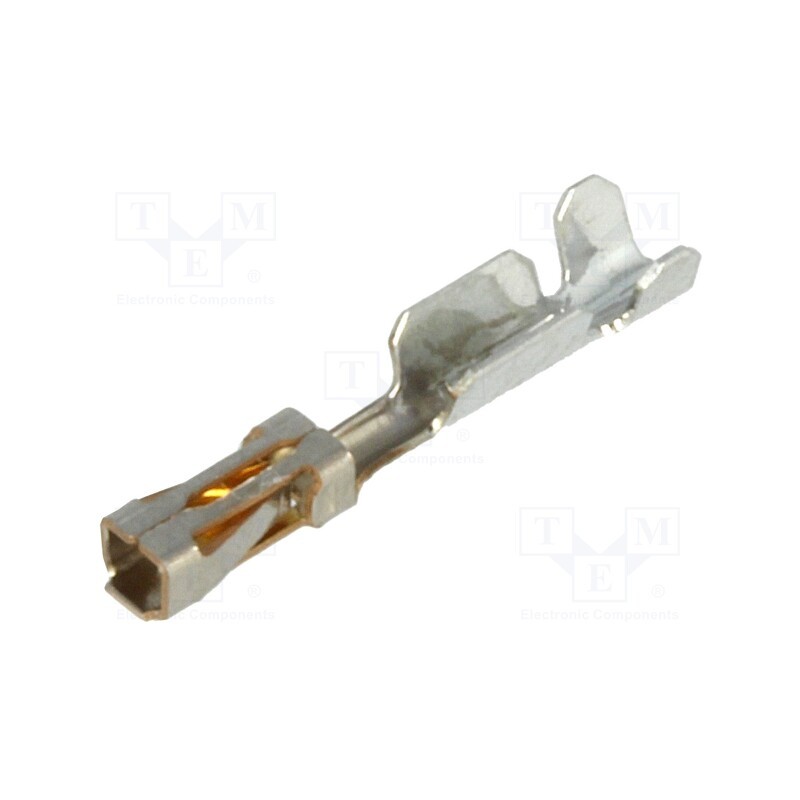 10 pcs : 1-87523-6 - Contact, female, gold-plated, 0.2÷0.6mm2, 24AWG÷20AWG, crimped