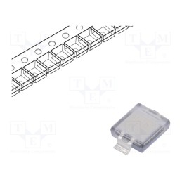 10 pcs : PD70-01C/TR10 - PIN photodiode, SMD, 940nm, 5nA, rectangular, flat, transparent