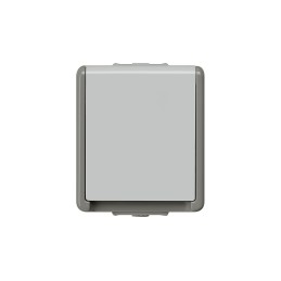 1 pcs - Siemens Grey 1 Gang Plug Socket, 16A, Type F - German Schuko, Outdoor Use