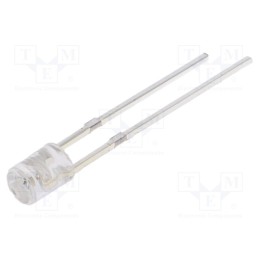 10 pcs : OSB5DA3FE1F - LED, 3mm, blue, 150÷200mcd, 140°, Front: recessed, 2.7÷3.2V