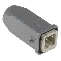 1 pcs - HARTING Panel Kit, 3 + PE Way, 10A, Male, Han A, 230/400 V