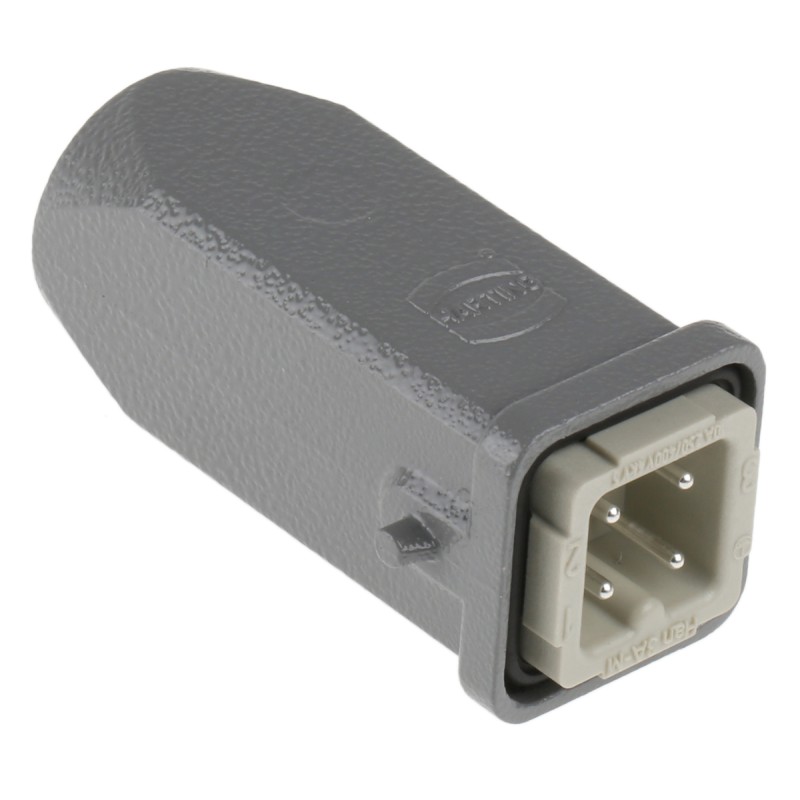 1 pcs - HARTING Panel Kit, 3 + PE Way, 10A, Male, Han A, 230/400 V