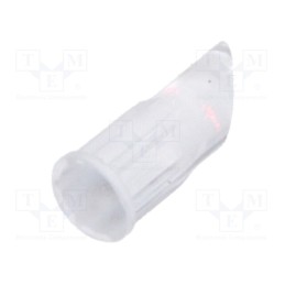 20 pcs : 1282.1199999999999 - Fiber for LED, round, Ø3.2mm, Front: flat, angular