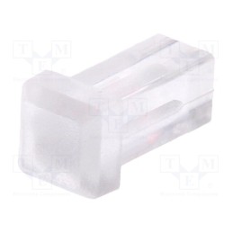 20 pcs : 1282.26 - Fiber for LED, square, 3.2x3.2mm, Front: flat, straight